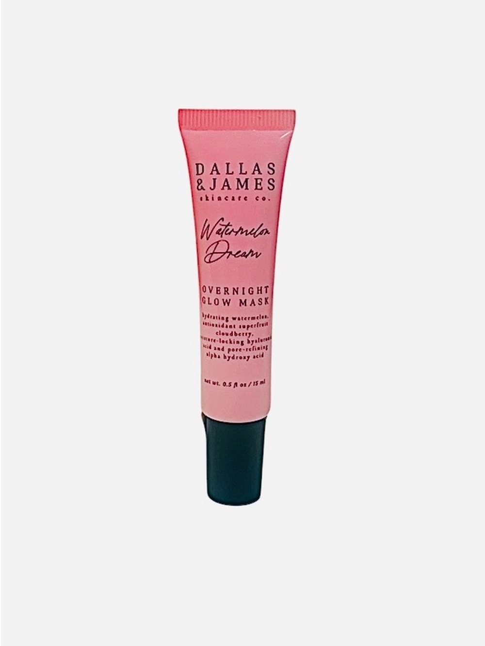 Dallas&James Skincare Co.watermelon dream overnight glow mask 0.5 fl.oz./15ml